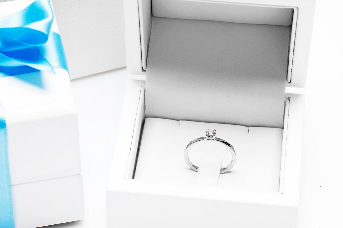 Emaga Złoty pierścionek PBD2500 - Diament